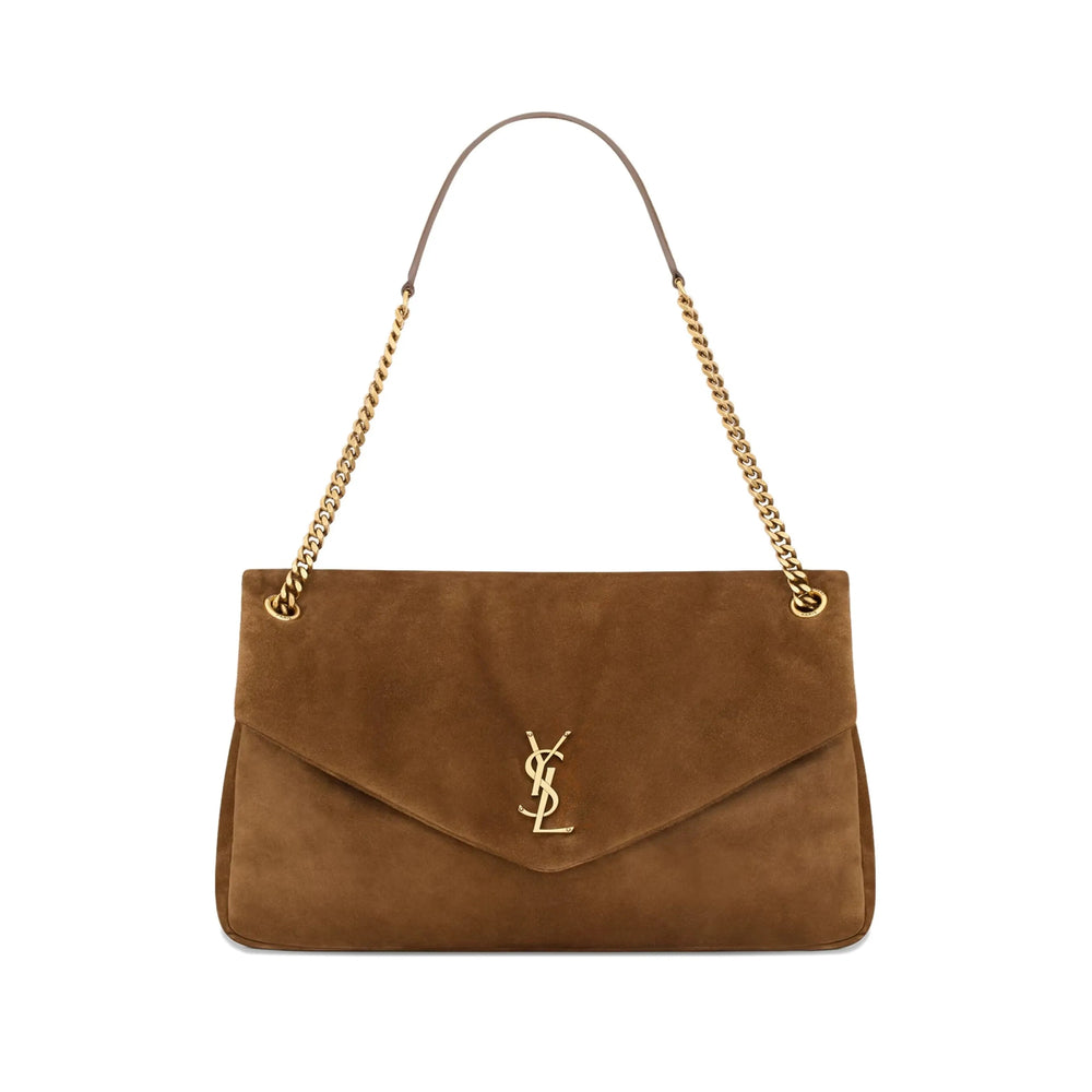 Saint Laurent Brown Shoulder Bags Women
