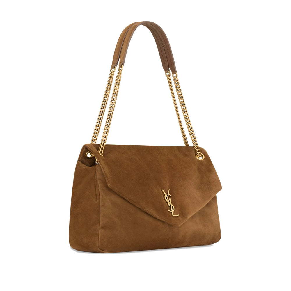 Saint Laurent Brown Shoulder Bags Women