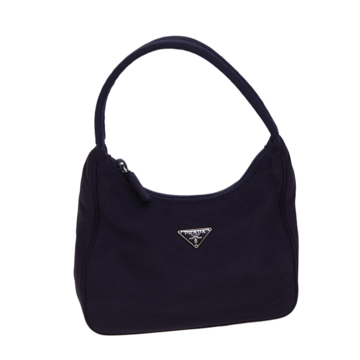 PRADA Hand Bag Nylon Purple 70588
