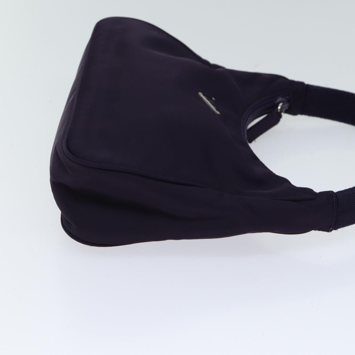 PRADA Hand Bag Nylon Purple 70588