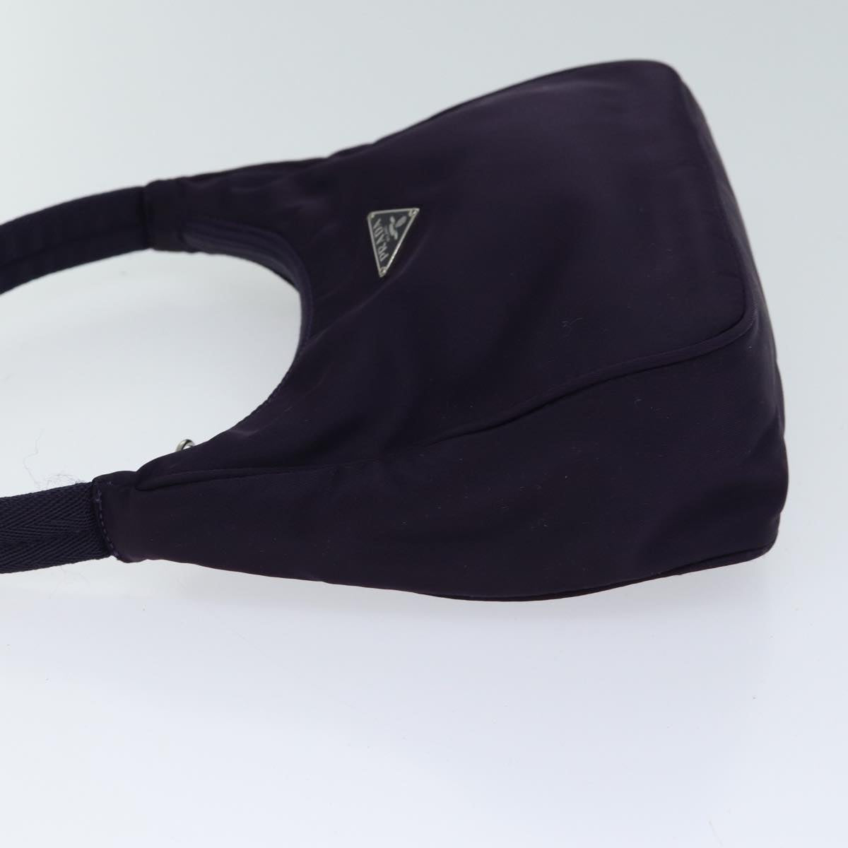 PRADA Hand Bag Nylon Purple 70588