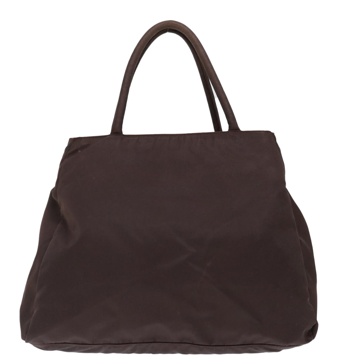 PRADA Hand Bag Nylon Brown 70593