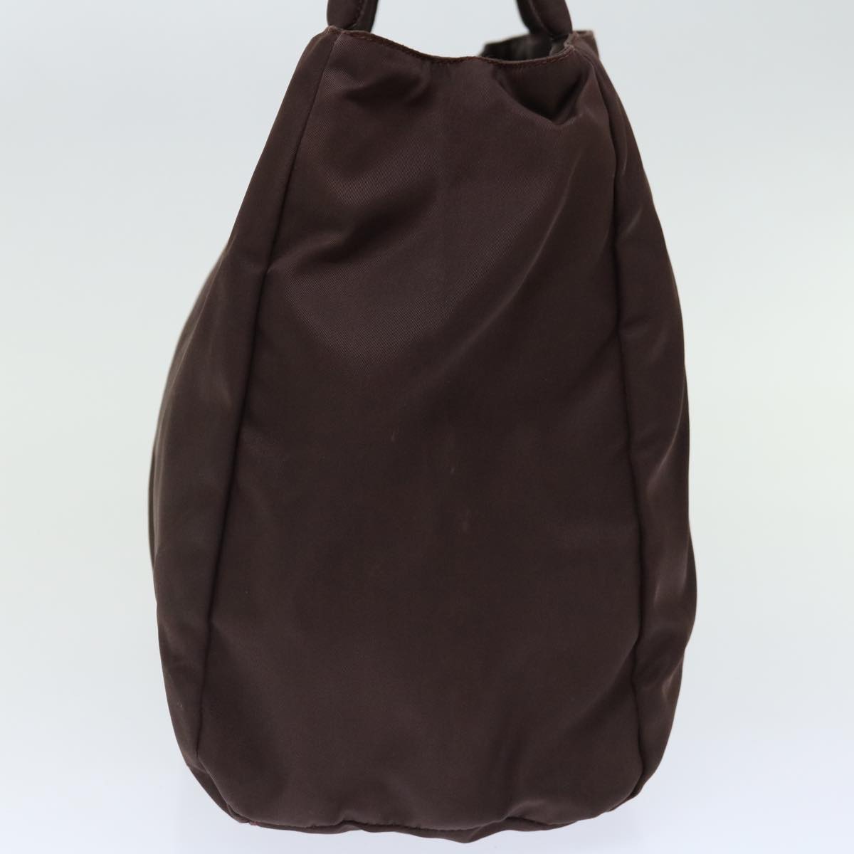 PRADA Hand Bag Nylon Brown 70593