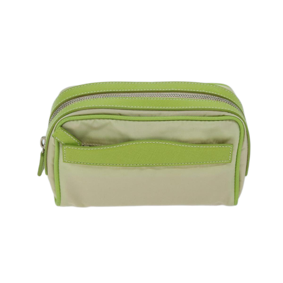 PRADA Pouch Nylon Green 70662