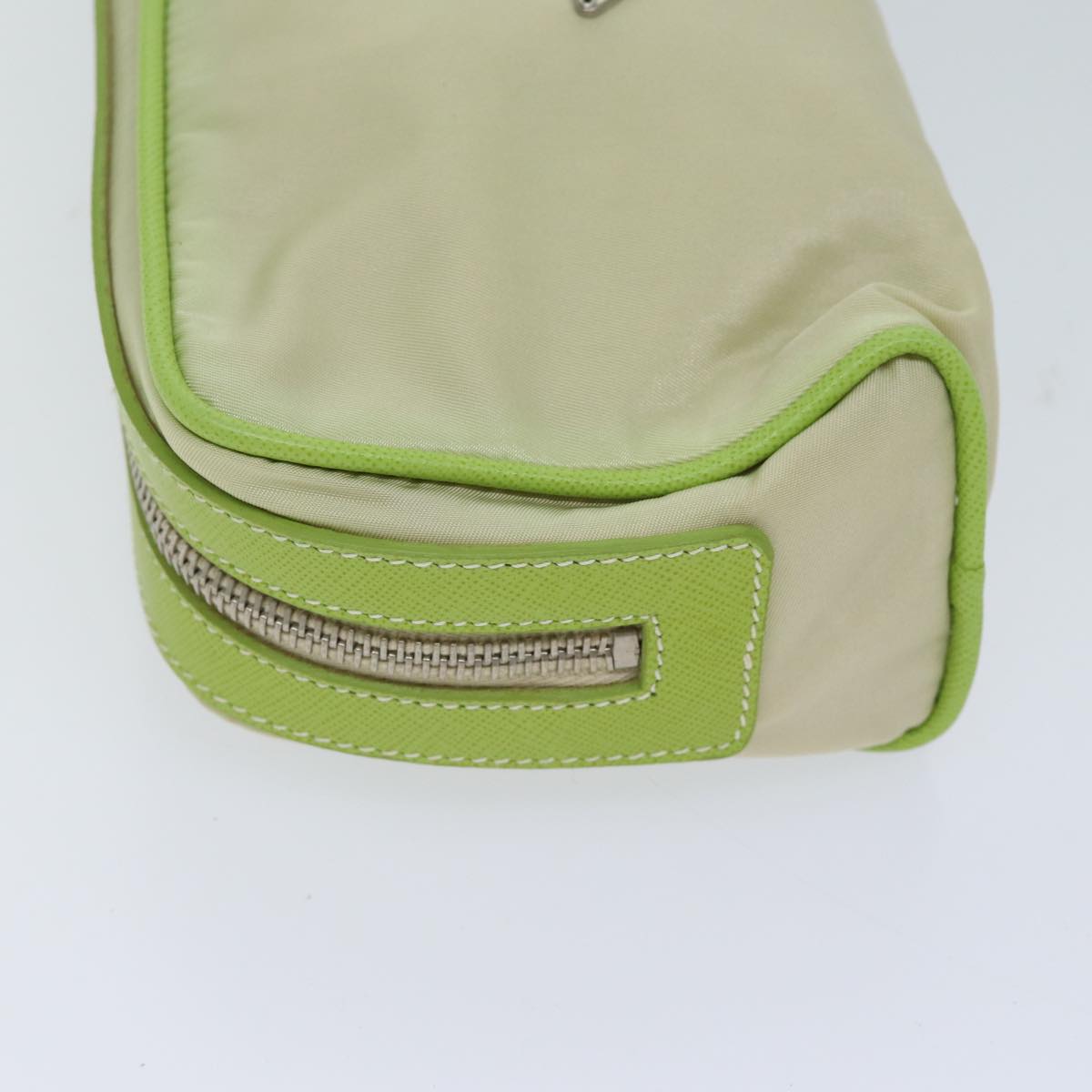 PRADA Pouch Nylon Green 70662