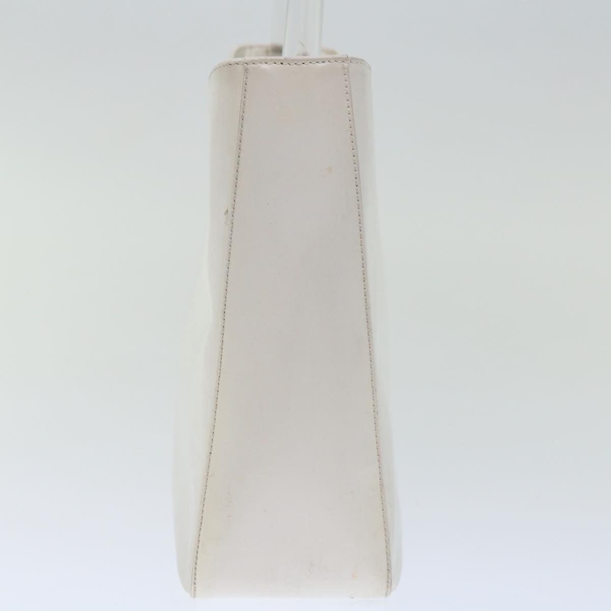 PRADA Shoulder Bag Patent leather White 70671
