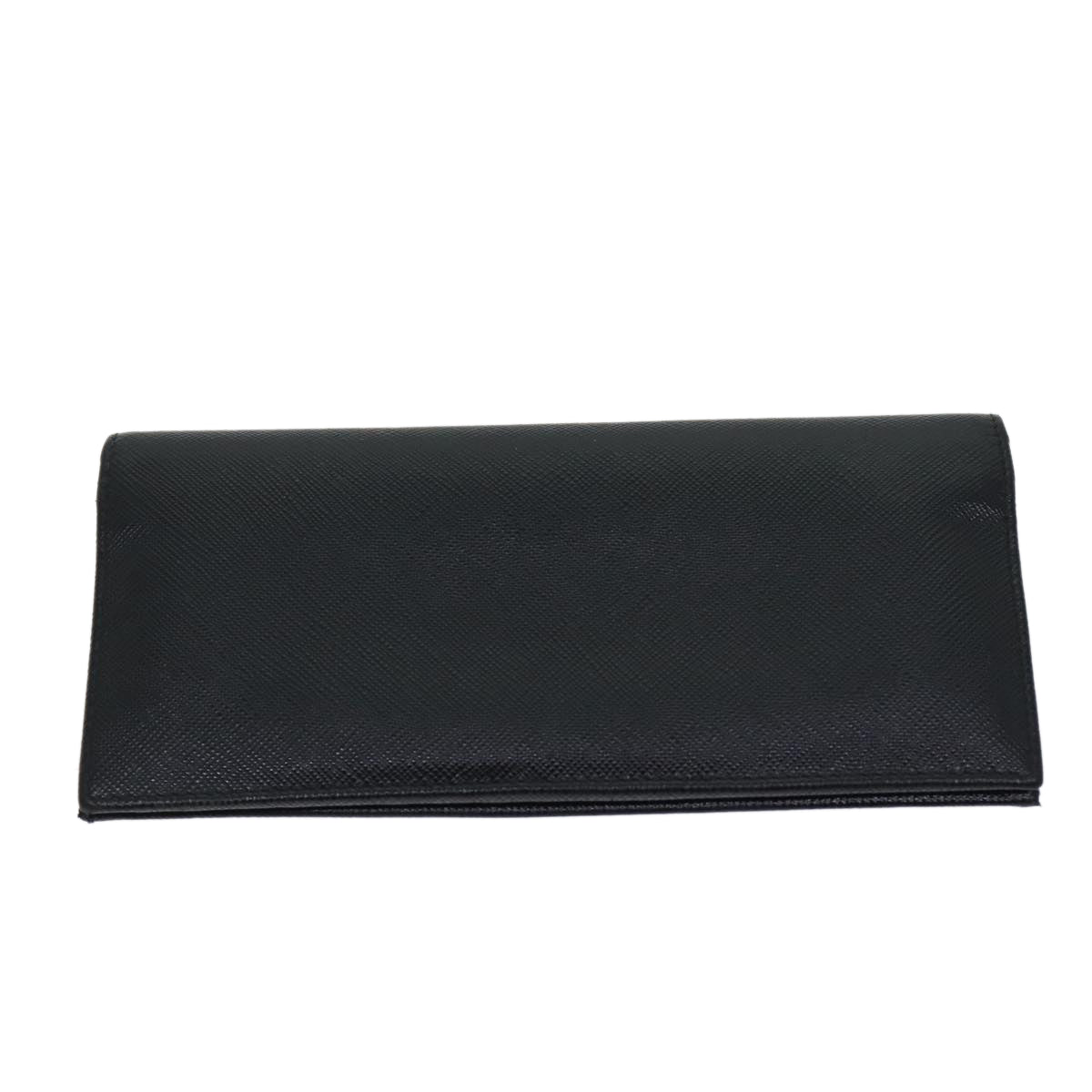PRADA Long Wallet Safiano leather Black 70785