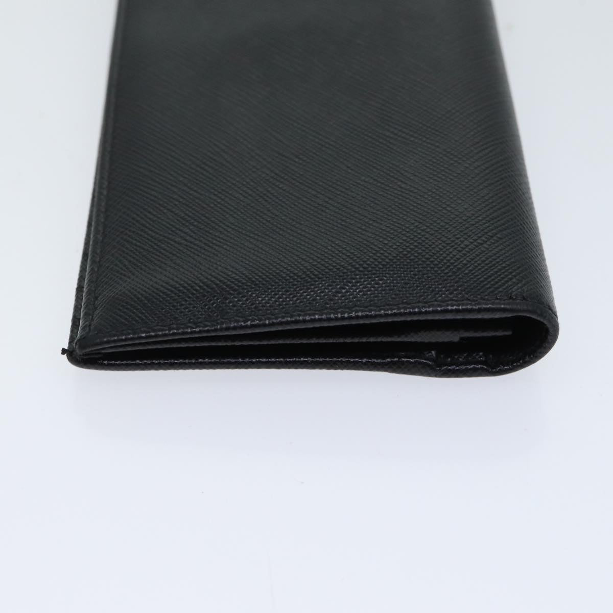 PRADA Long Wallet Safiano leather Black 70785