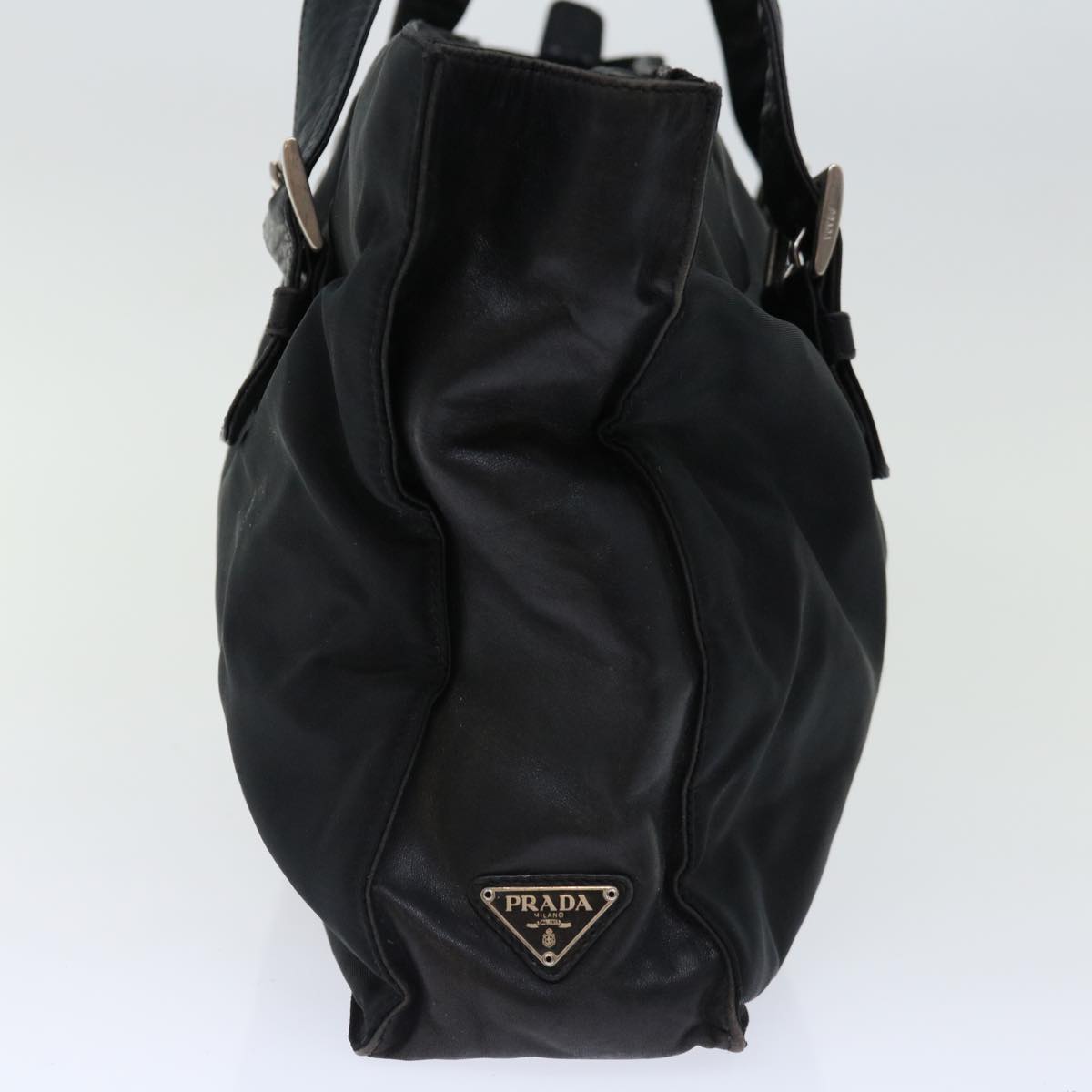 PRADA Shoulder Bag Nylon Black 70790