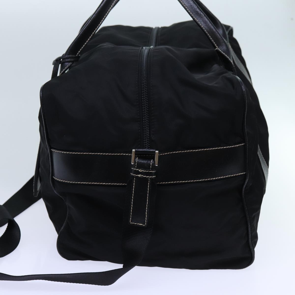 PRADA Boston Bag Nylon 2way Black 70821