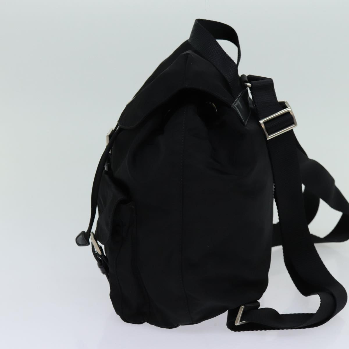 PRADA Backpack Nylon Black 70822