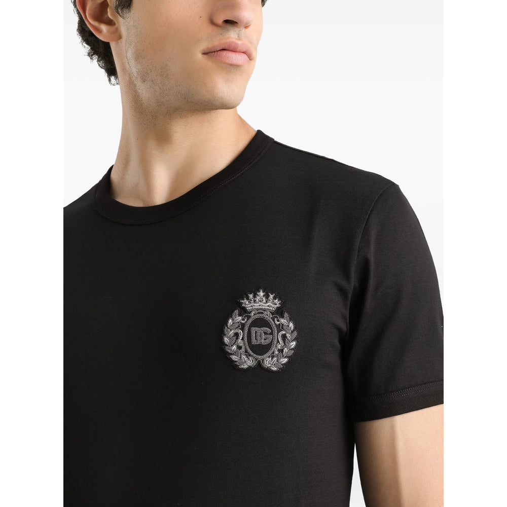 Dolce & Gabbana Black T-Shirts & Vests - T-Shirts Men