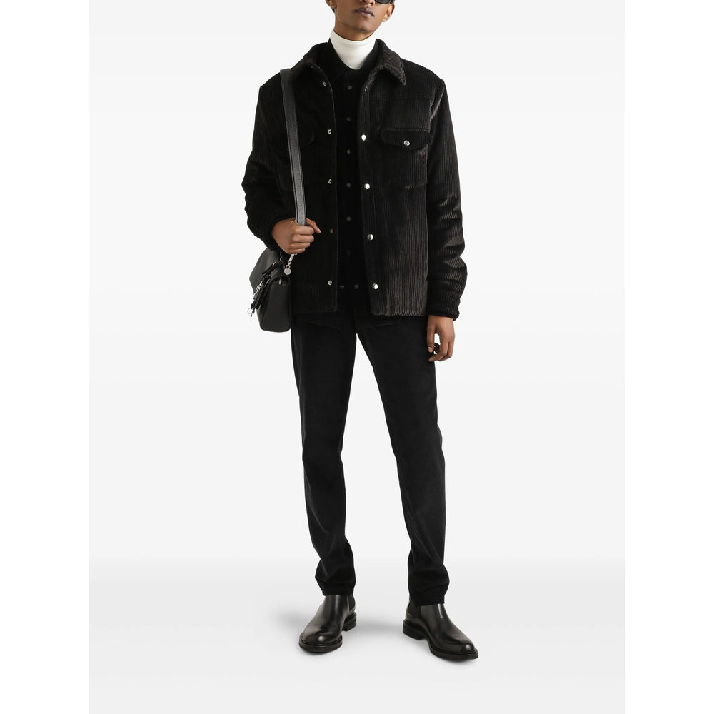 Dolce & Gabbana Black Jackets - Shirt Jackets Men