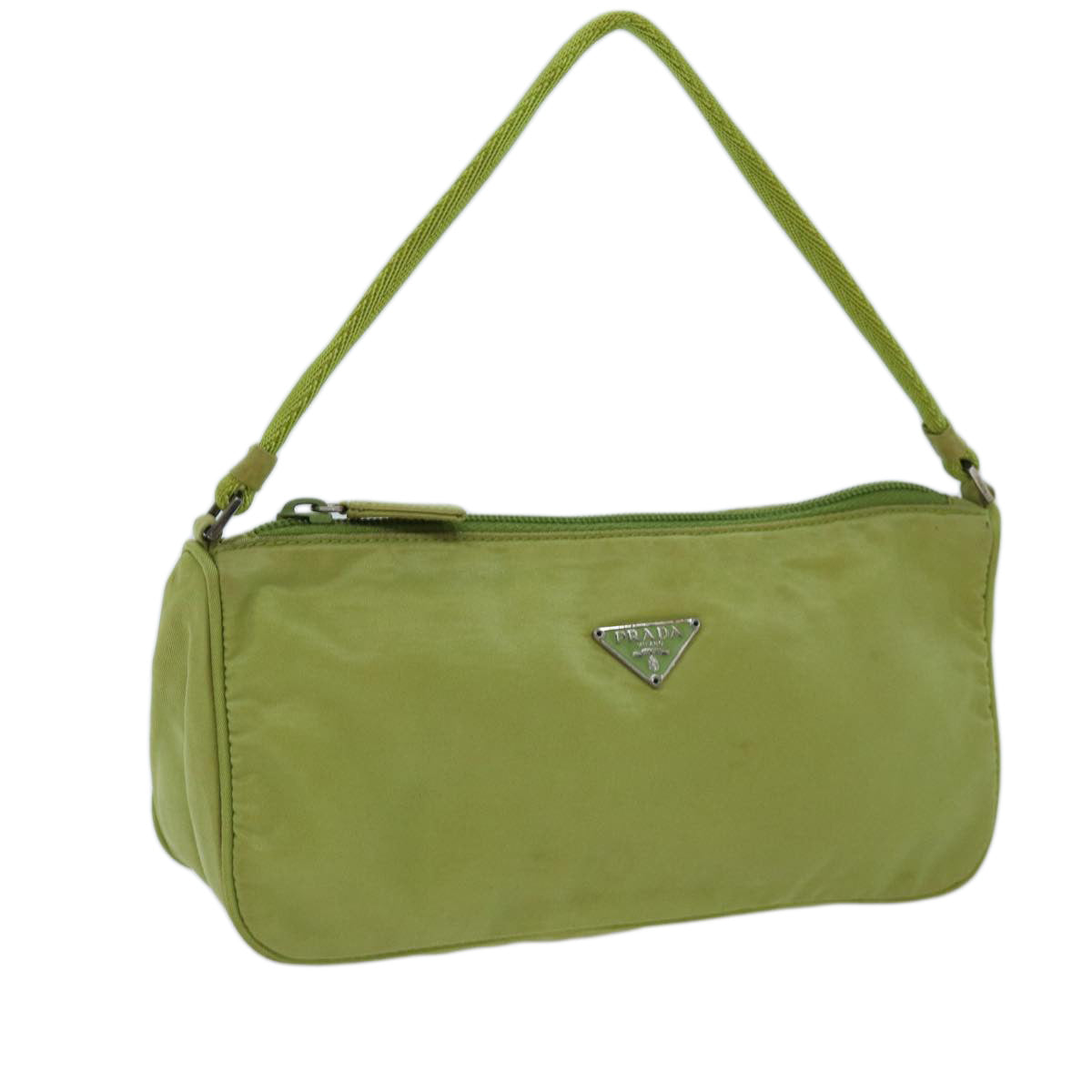 PRADA Accessory Pouch Nylon Green 70918