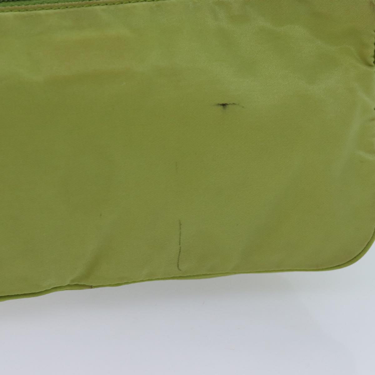 PRADA Accessory Pouch Nylon Green 70918