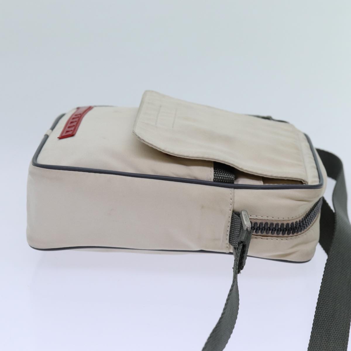 PRADA Sports Shoulder Bag Nylon Beige 70931