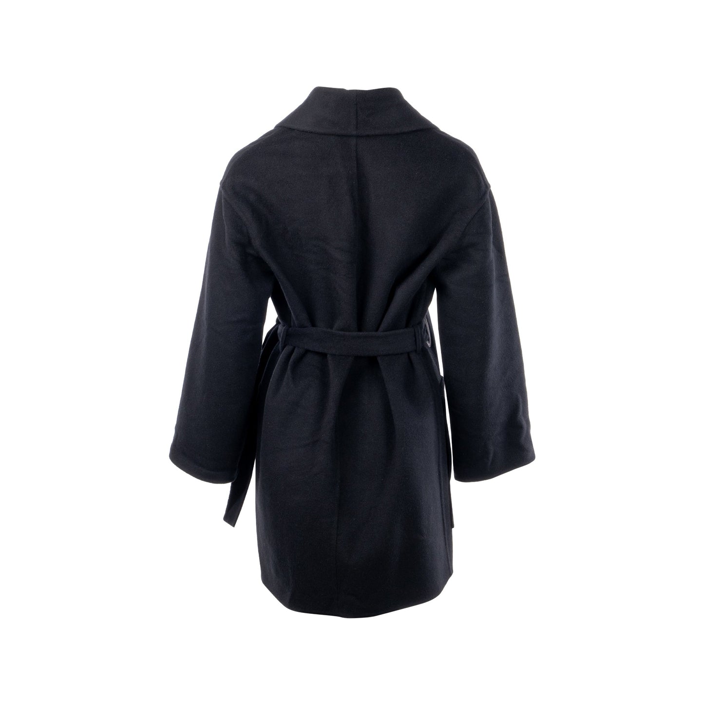 Hermes size 34 Manteau inspi Cache Coeur Coat cashmere black