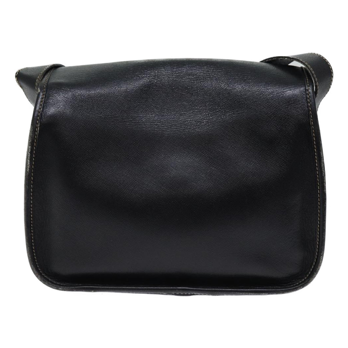 PRADA Safiano leather Shoulder Bag Black 71061