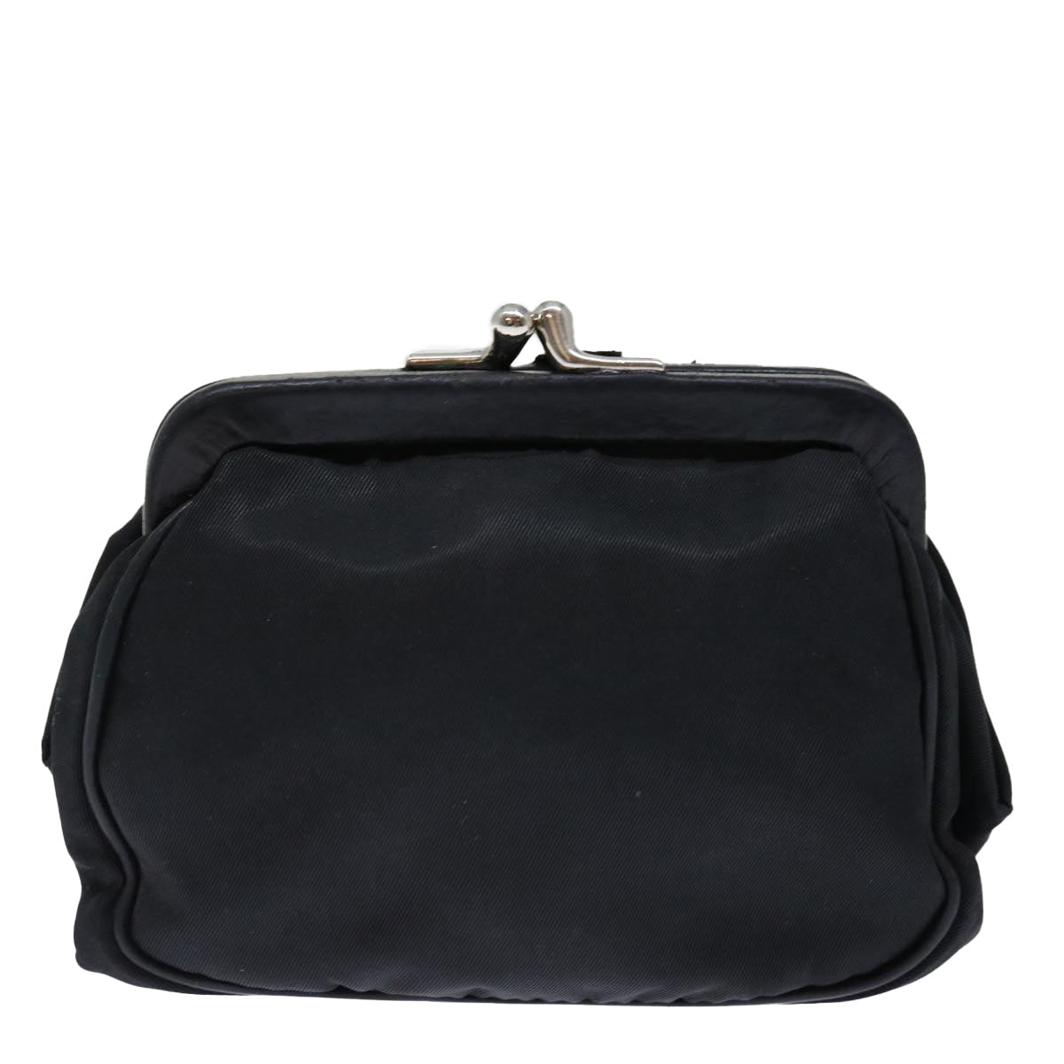 PRADA Coin Purse Nylon Black 71076