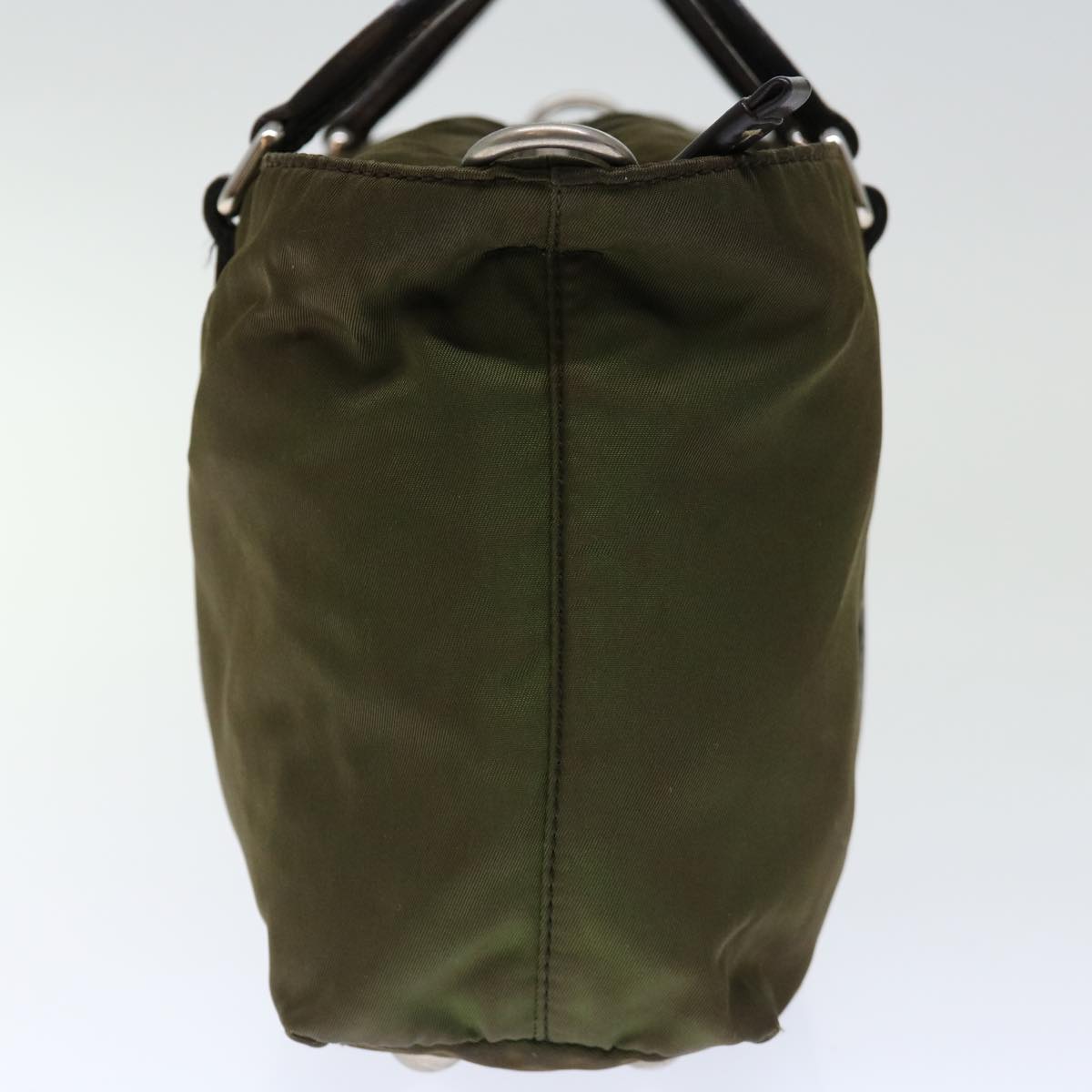 PRADA Hand Bag Nylon 2way Khaki 71095