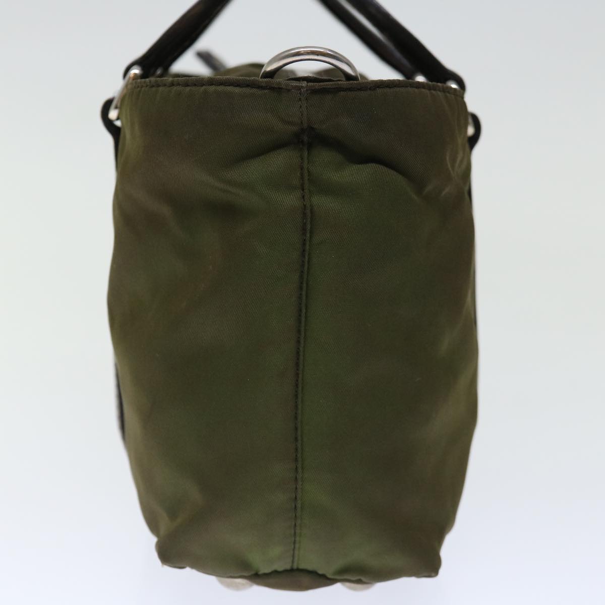 PRADA Hand Bag Nylon 2way Khaki 71095