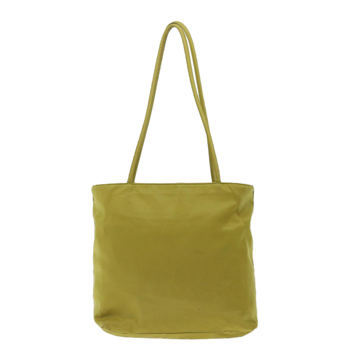 PRADA Hand Bag Nylon Khaki 71098