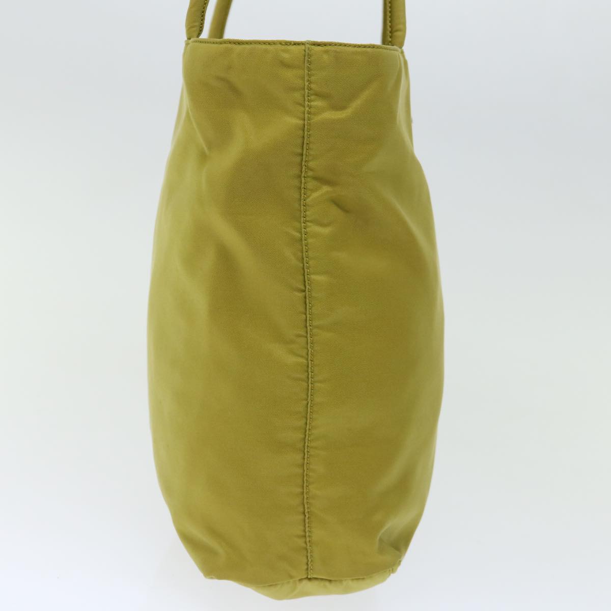 PRADA Hand Bag Nylon Khaki 71098