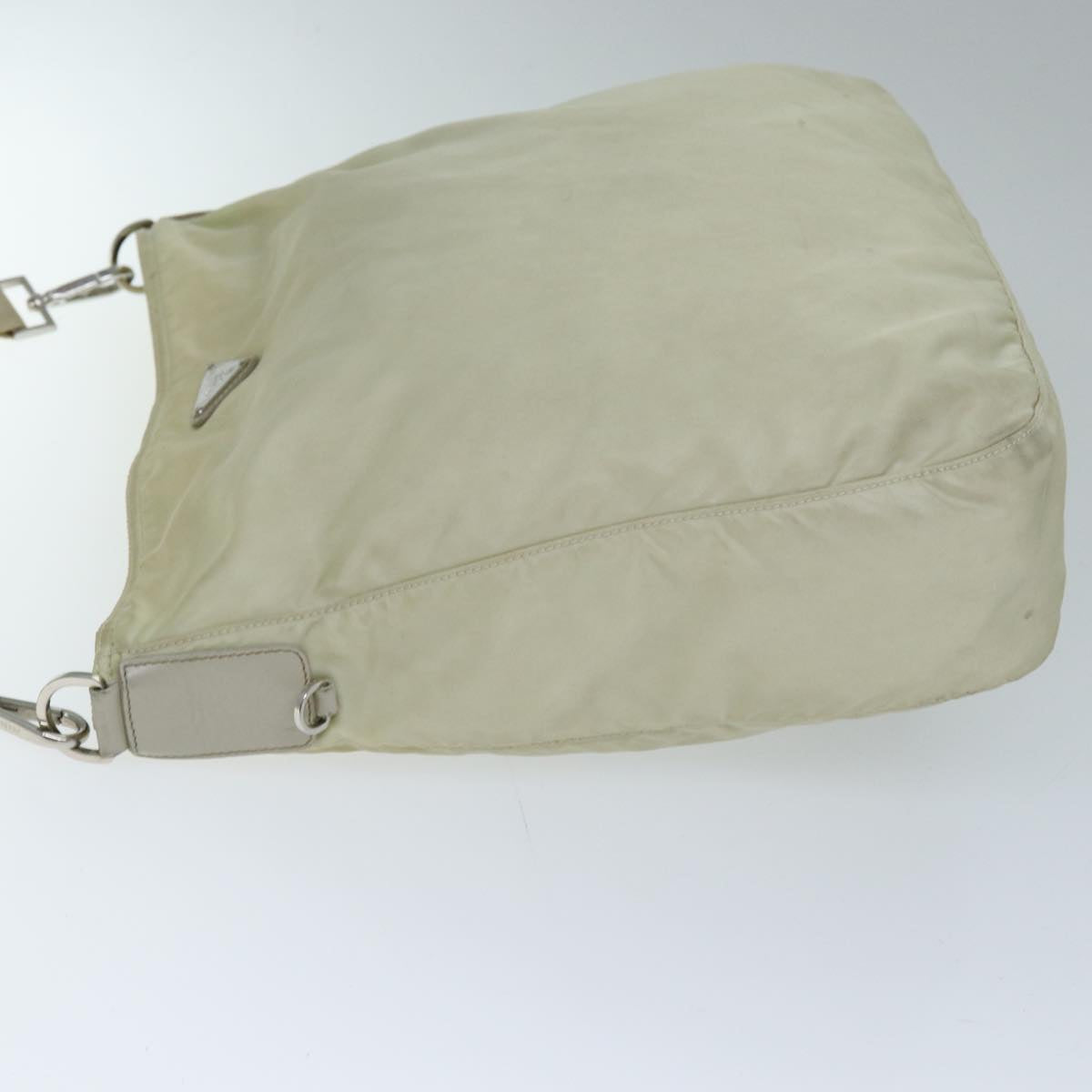 PRADA Shoulder Bag Nylon Cream 71503