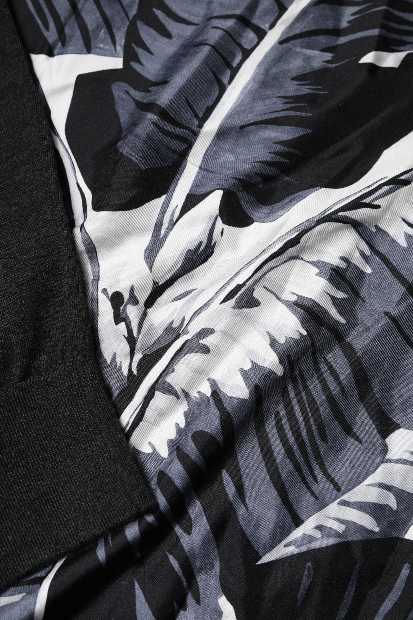 Dolce & Gabbana Black Printed Knitted Men Pullover Men's Sweater