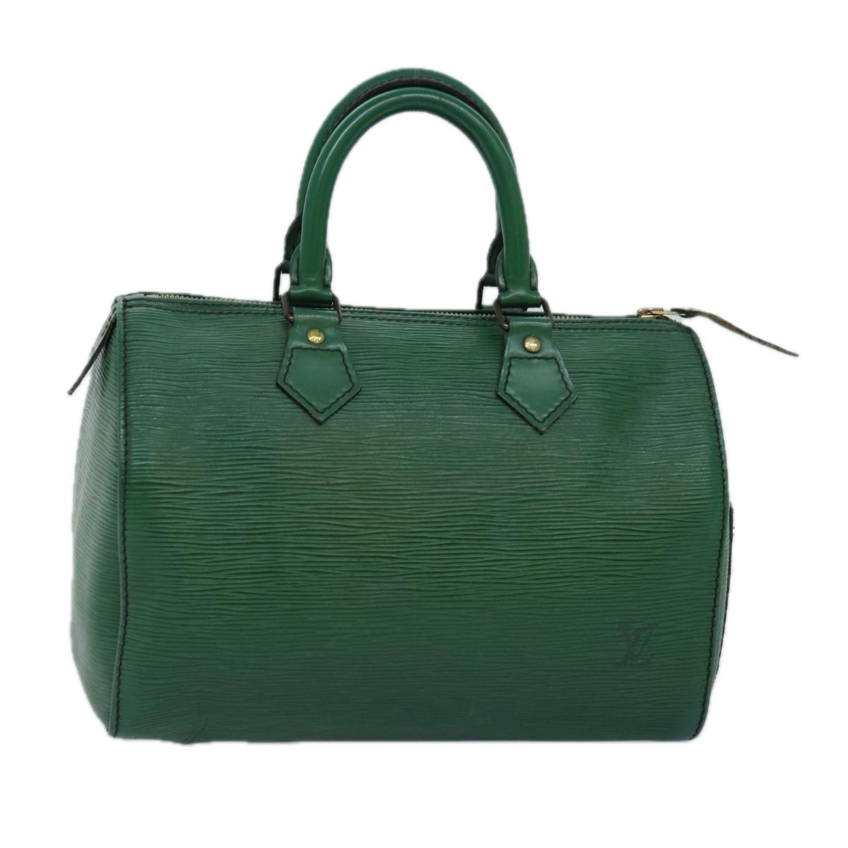 LOUIS VUITTON Epi Speedy 25 Hand Bag Borneo Green M43014 LV 71659
