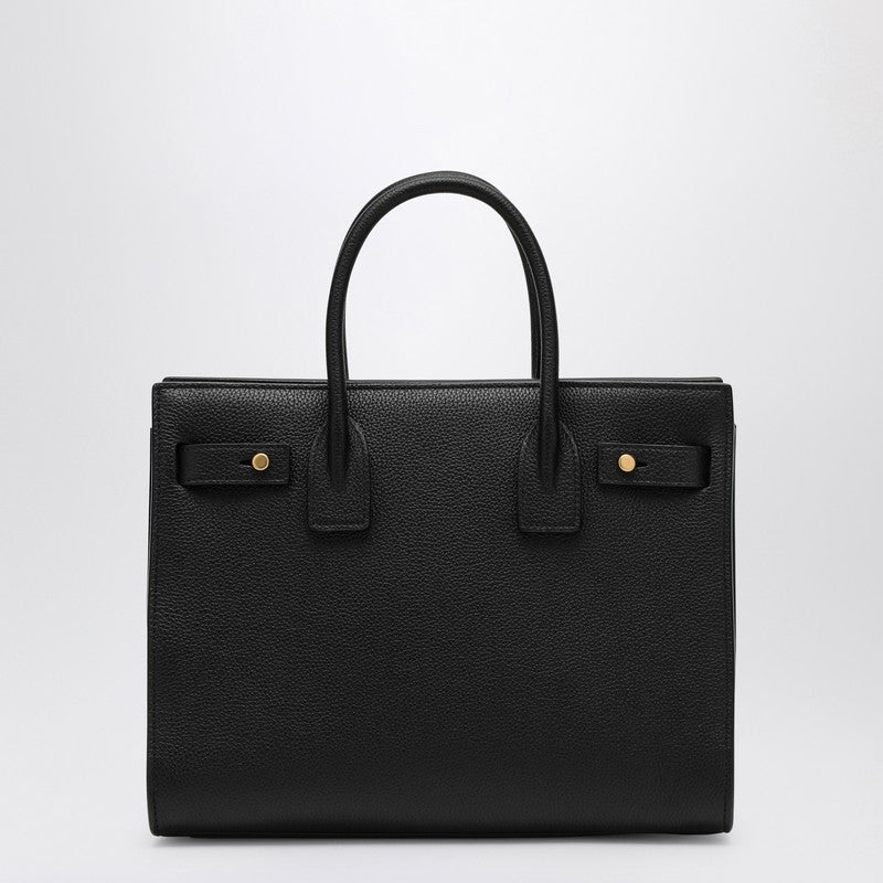 Saint Laurent Black Leather Baby Sac De Jour Bag Women