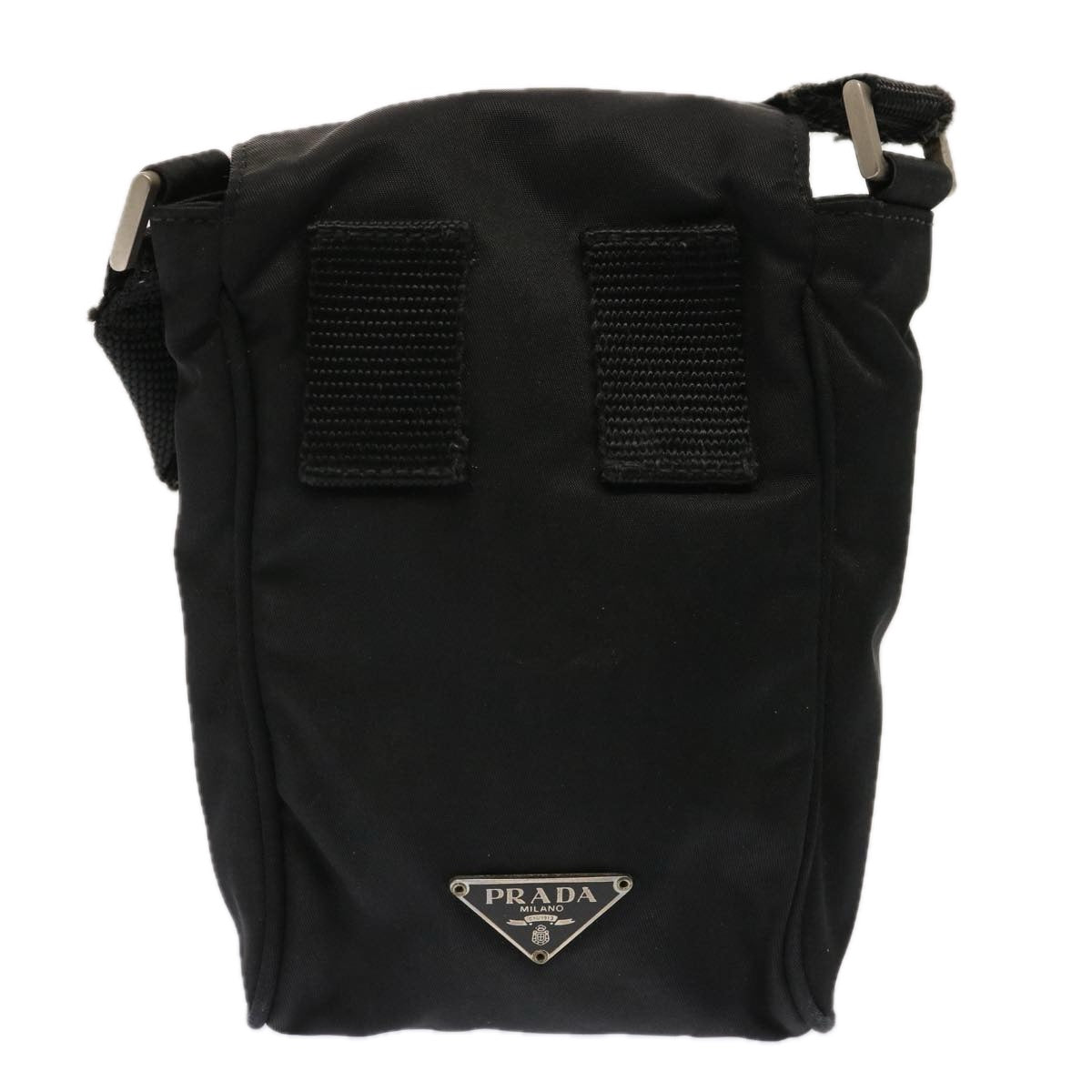 PRADA Shoulder Bag Nylon Black 71840