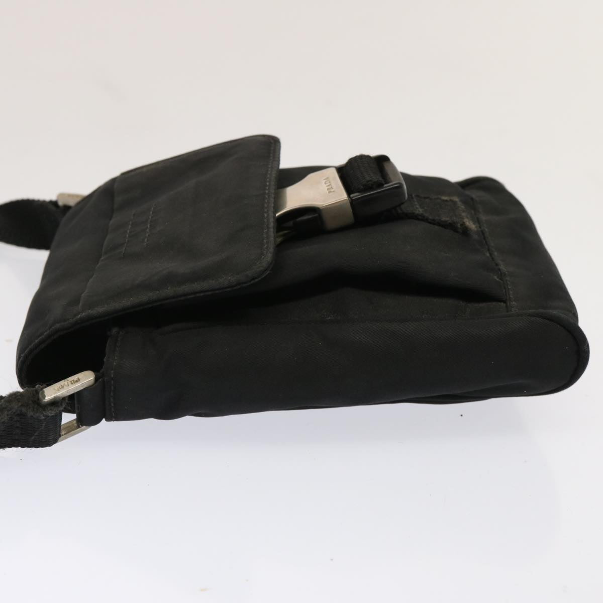 PRADA Shoulder Bag Nylon Black 71840