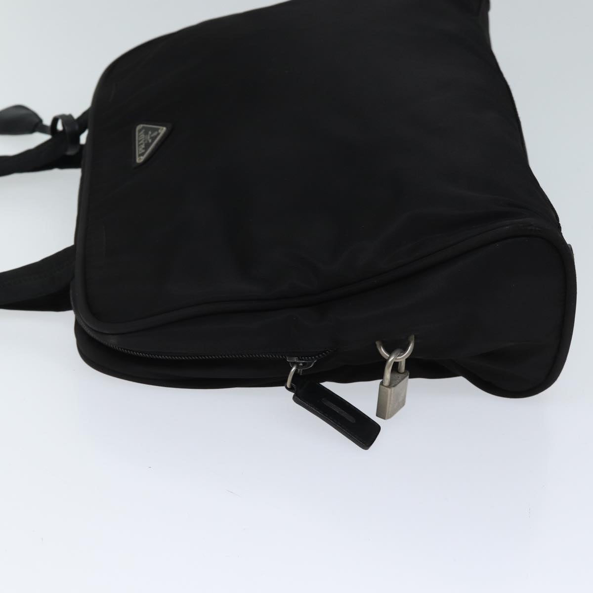 PRADA Shoulder Bag Nylon Black 71850