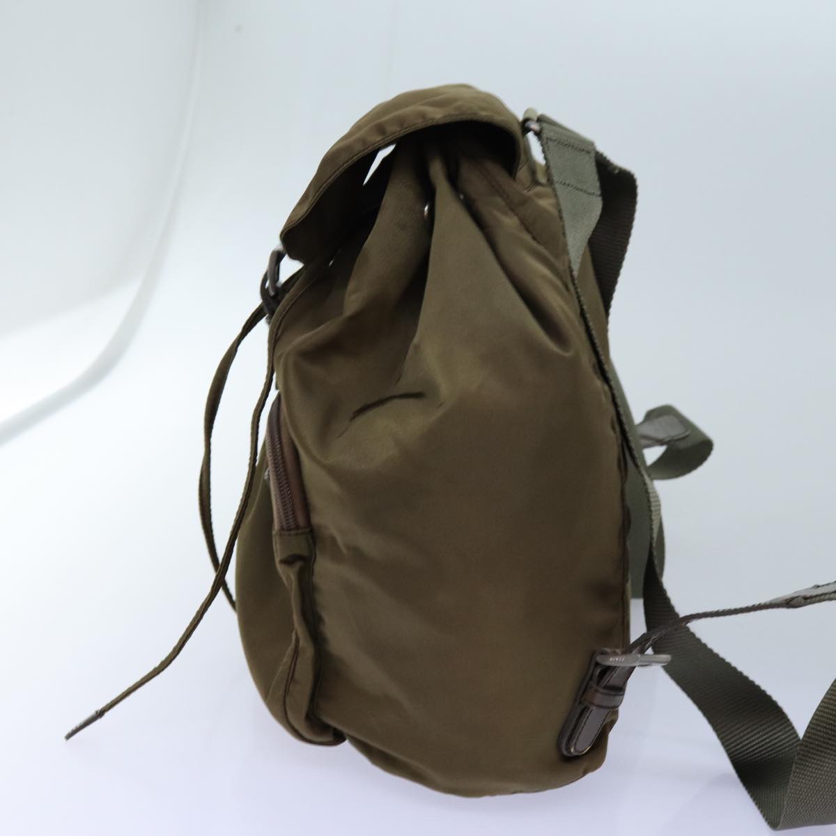PRADA Backpack Nylon Brown 71851