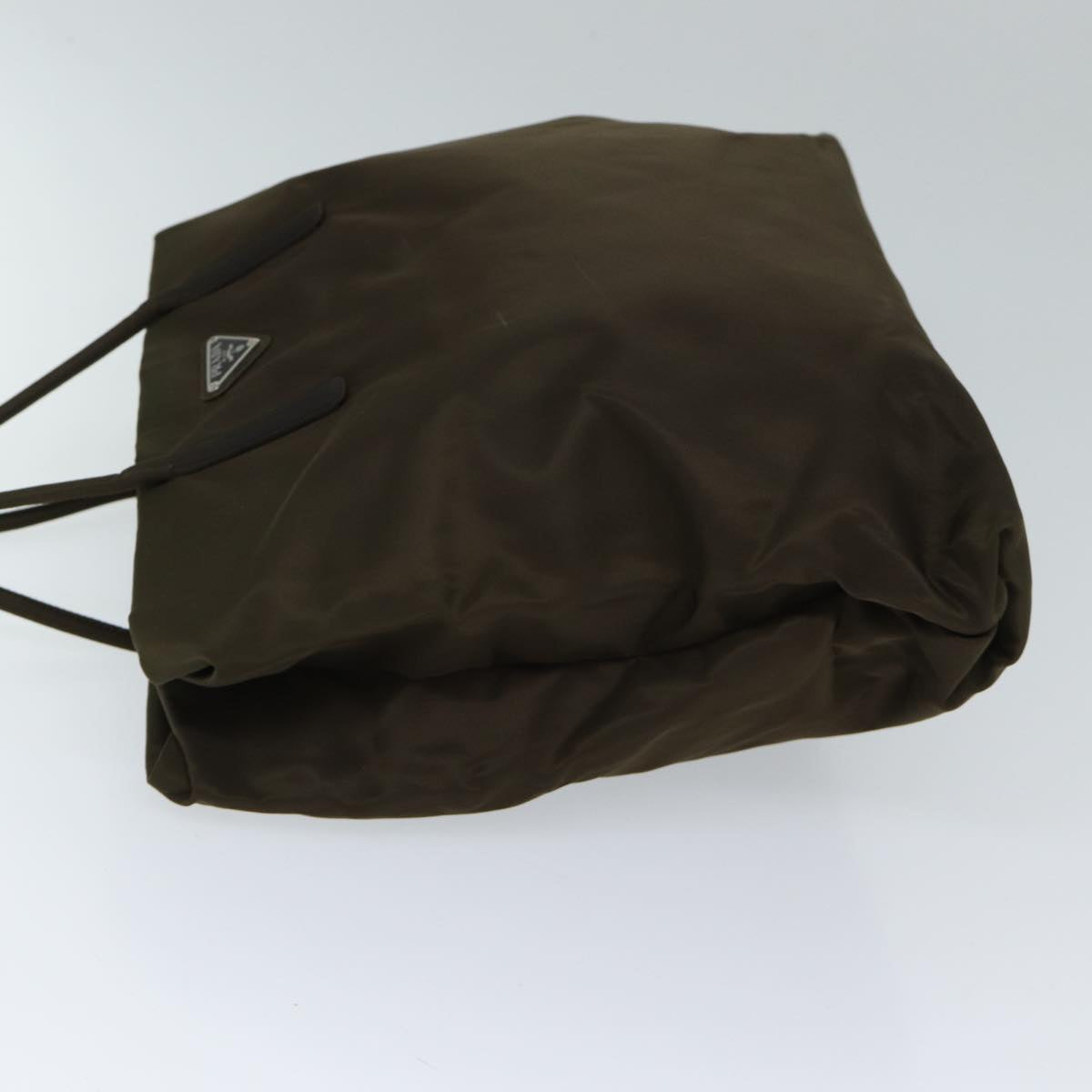 PRADA Tote Bag Nylon Khaki 71855