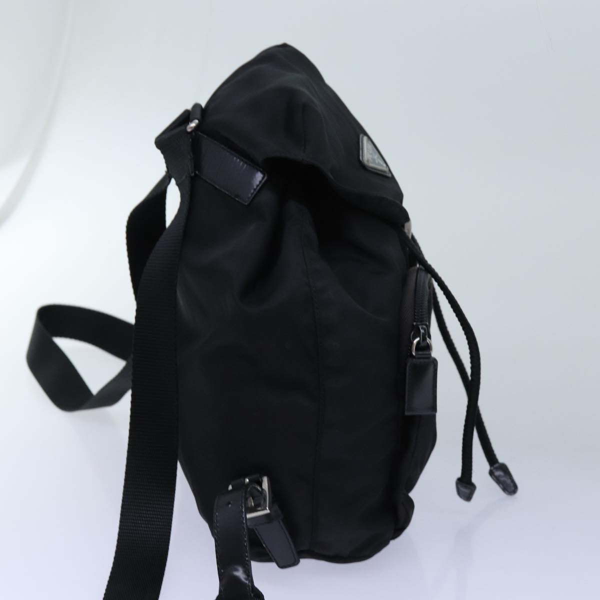 PRADA Backpack Nylon Black 71858