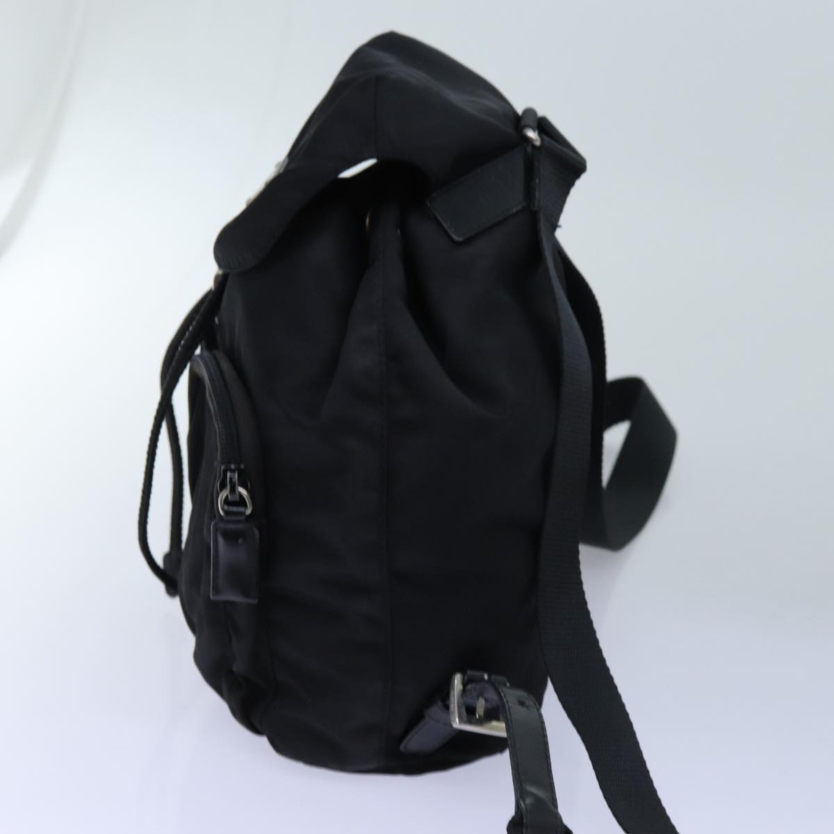 PRADA Backpack Nylon Black 71858