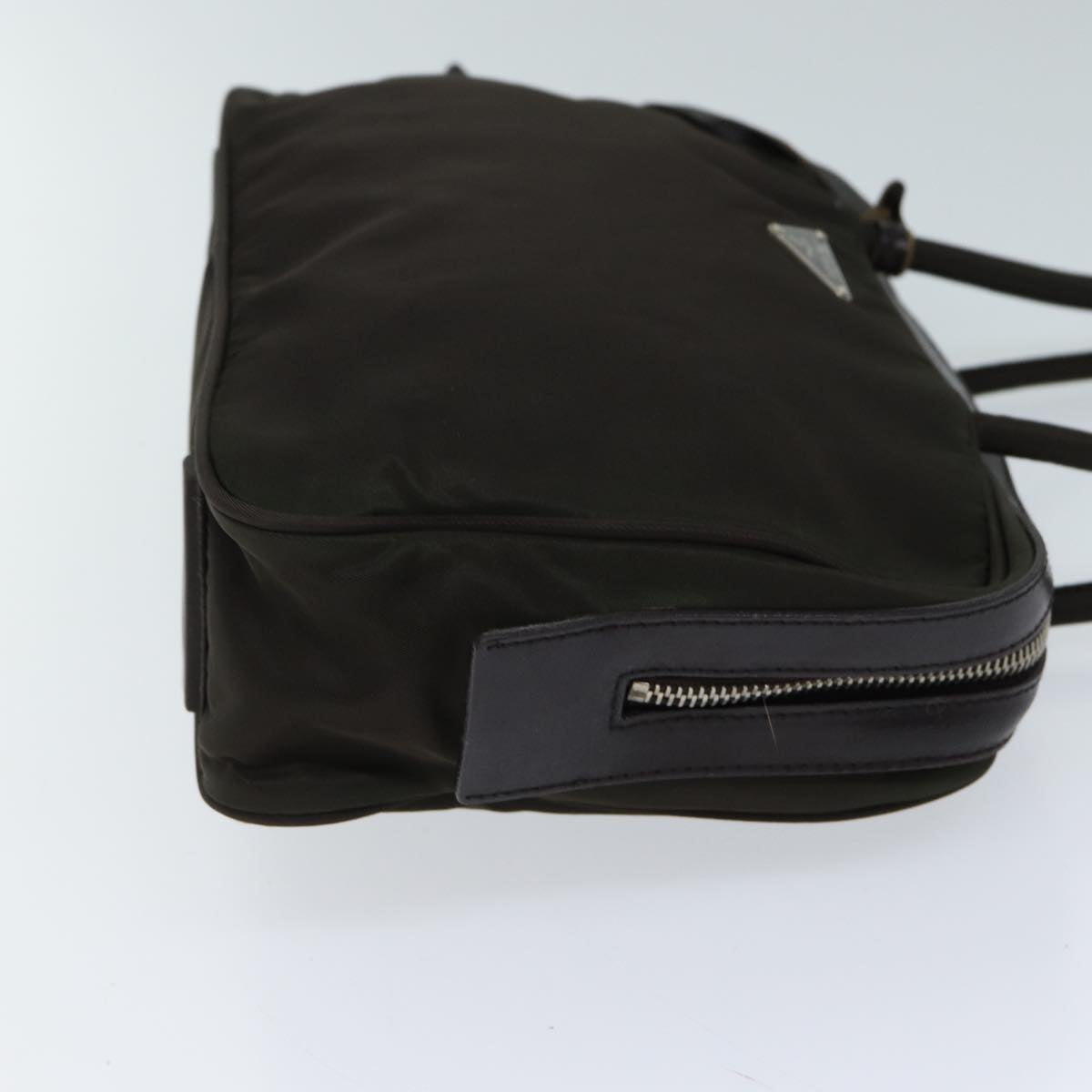 PRADA Hand Bag Nylon Khaki 71862