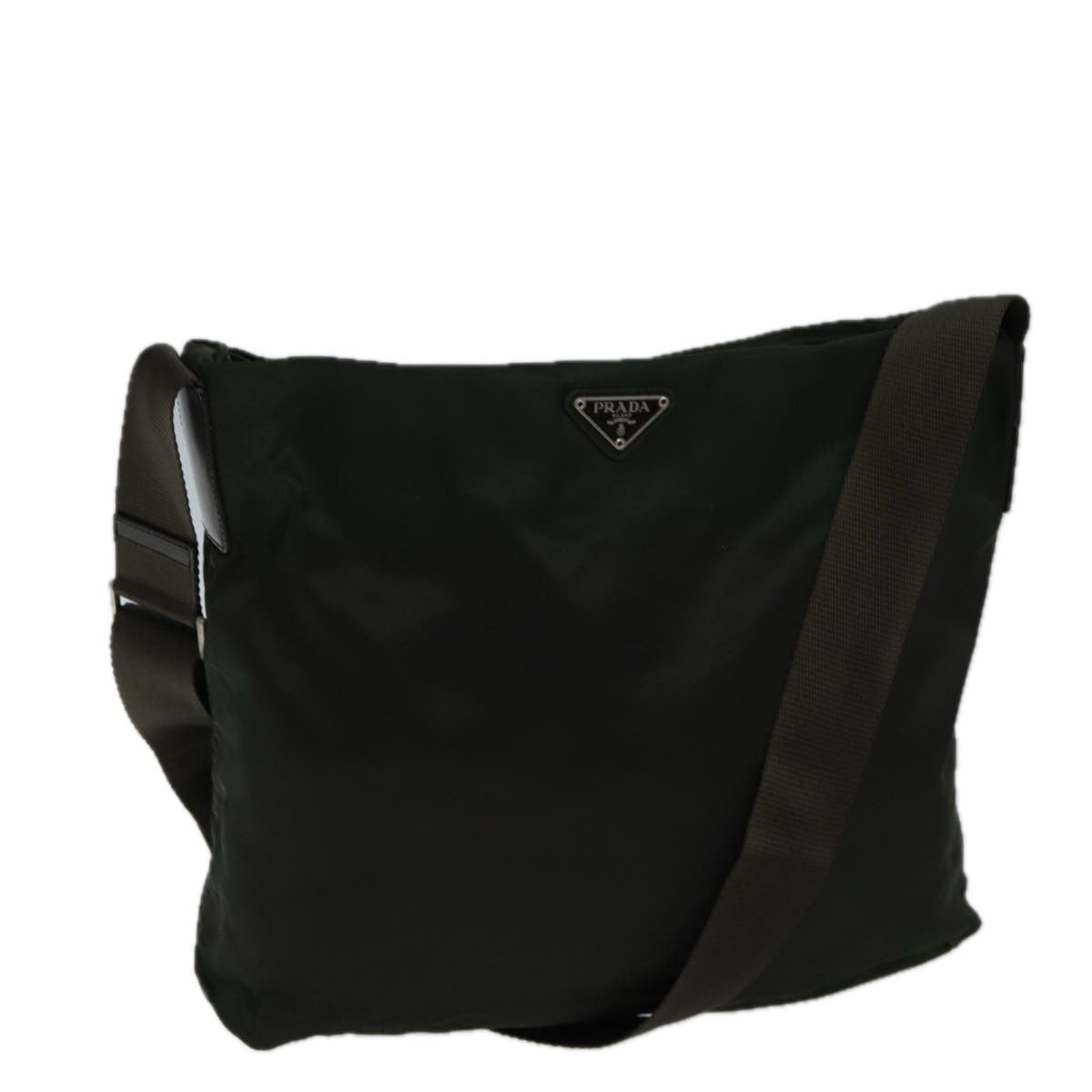 PRADA Shoulder Bag Nylon Khaki 71868