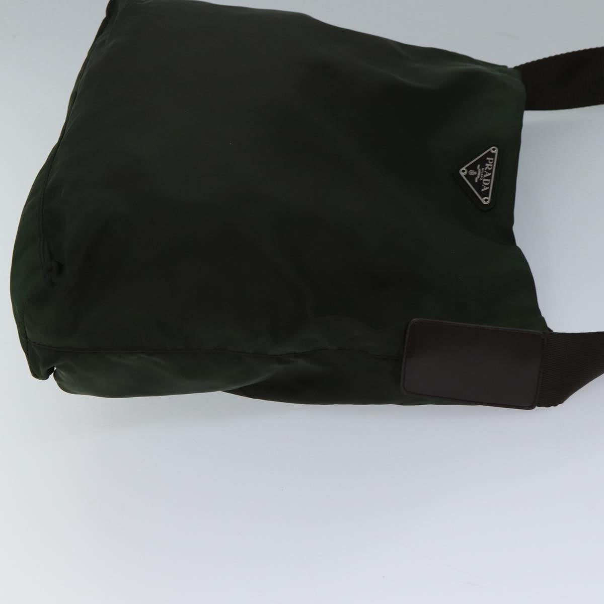 PRADA Shoulder Bag Nylon Khaki 71868