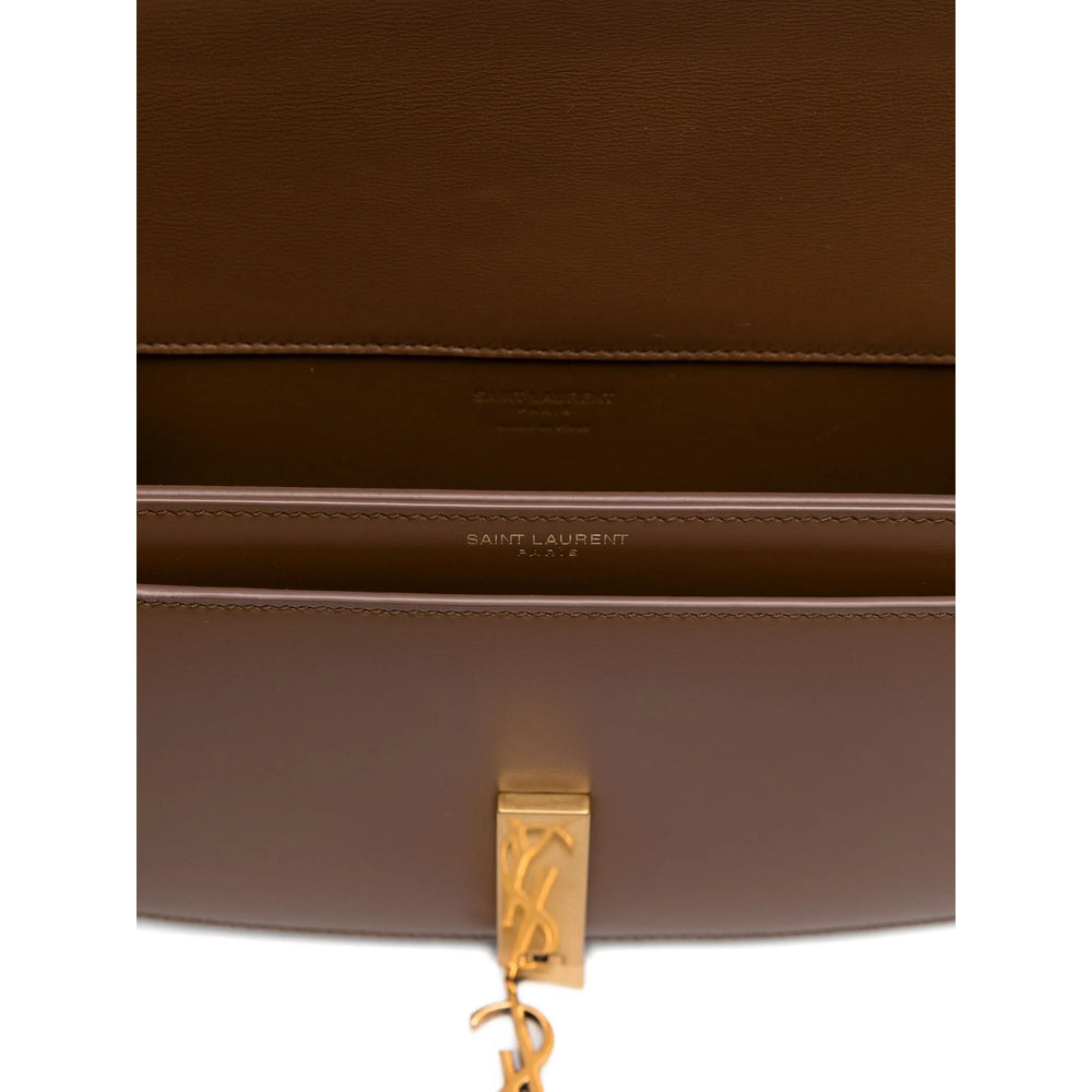 Saint Laurent Brown Shoulder Bags Women