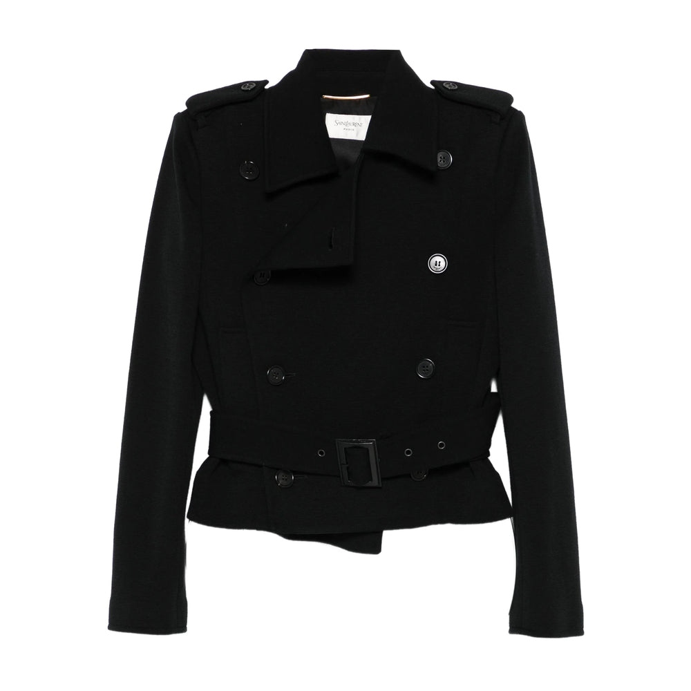 Saint Laurent Black Jackets - Fitted Jackets Women