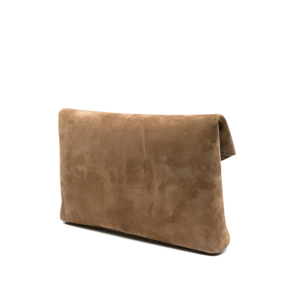 Saint Laurent Neutrals Clutch Bags Women