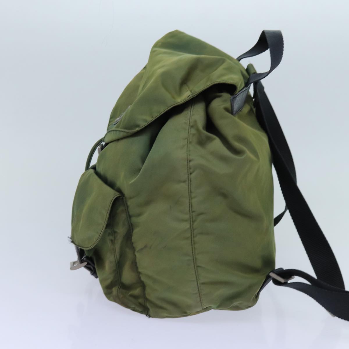 PRADA Backpack Nylon Green 71904