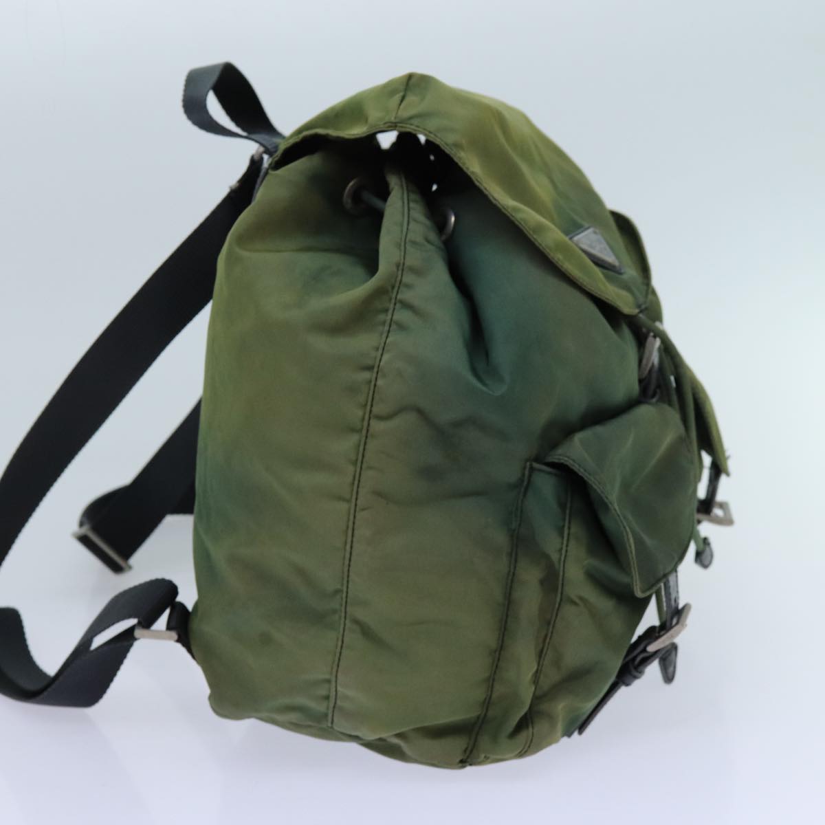 PRADA Backpack Nylon Green 71904