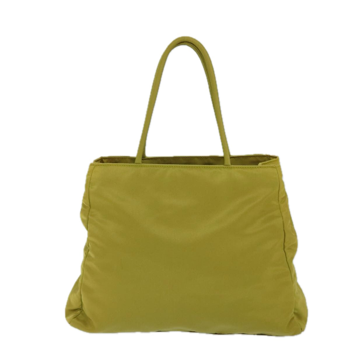 PRADA Tote Bag Nylon Yellow 71907