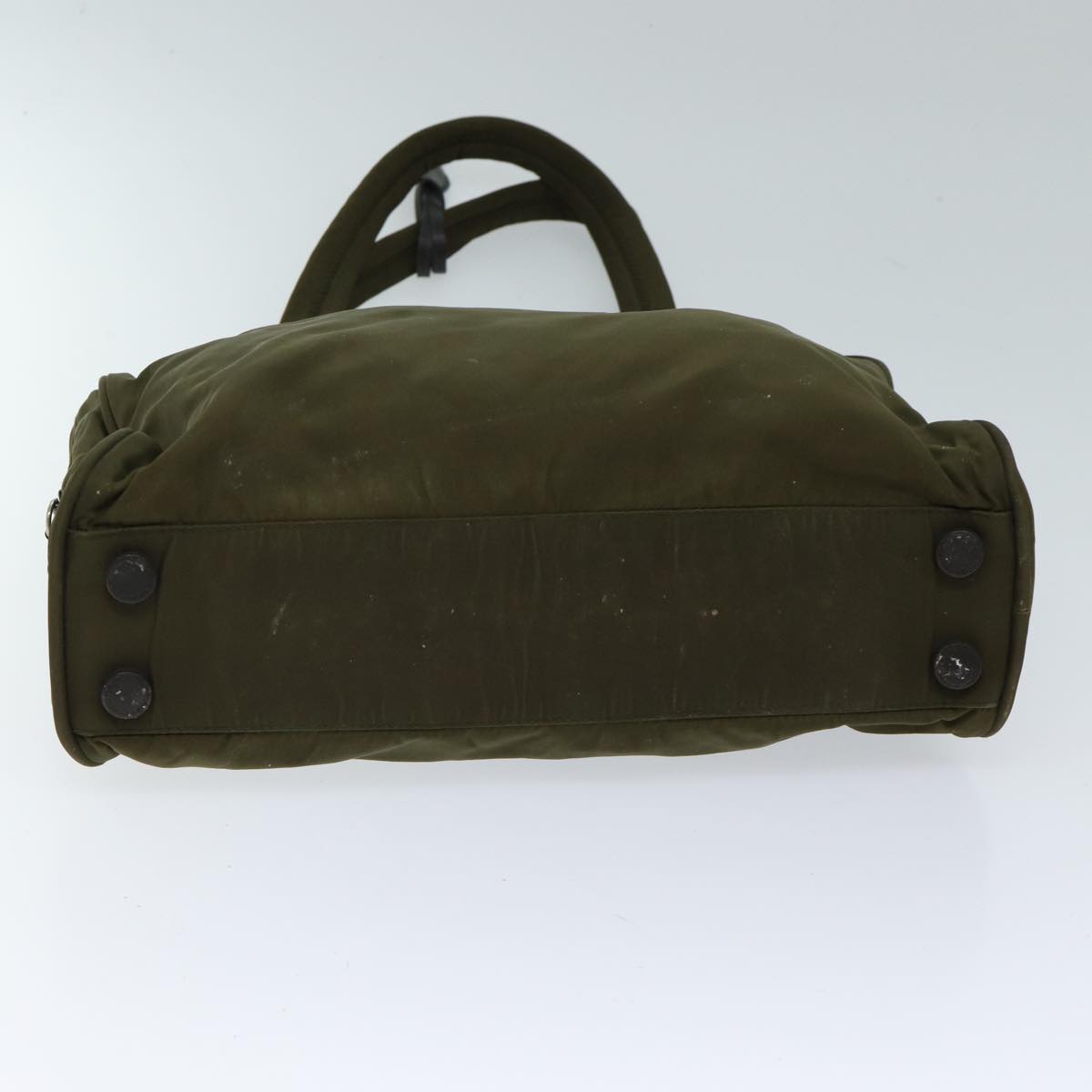 PRADA Shoulder Bag Nylon Khaki 71908