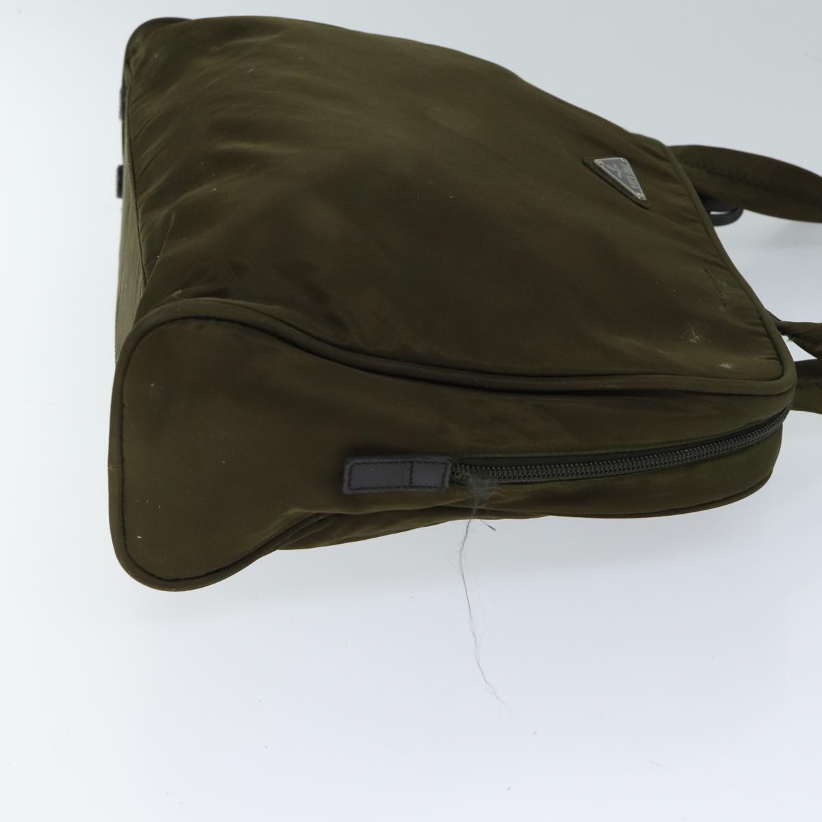 PRADA Shoulder Bag Nylon Khaki 71908