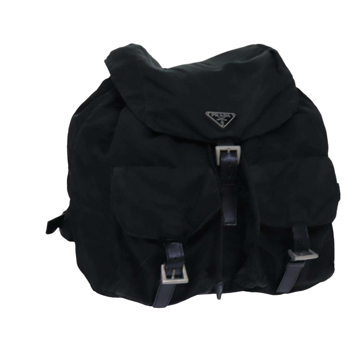 PRADA Backpack Nylon Black 71911